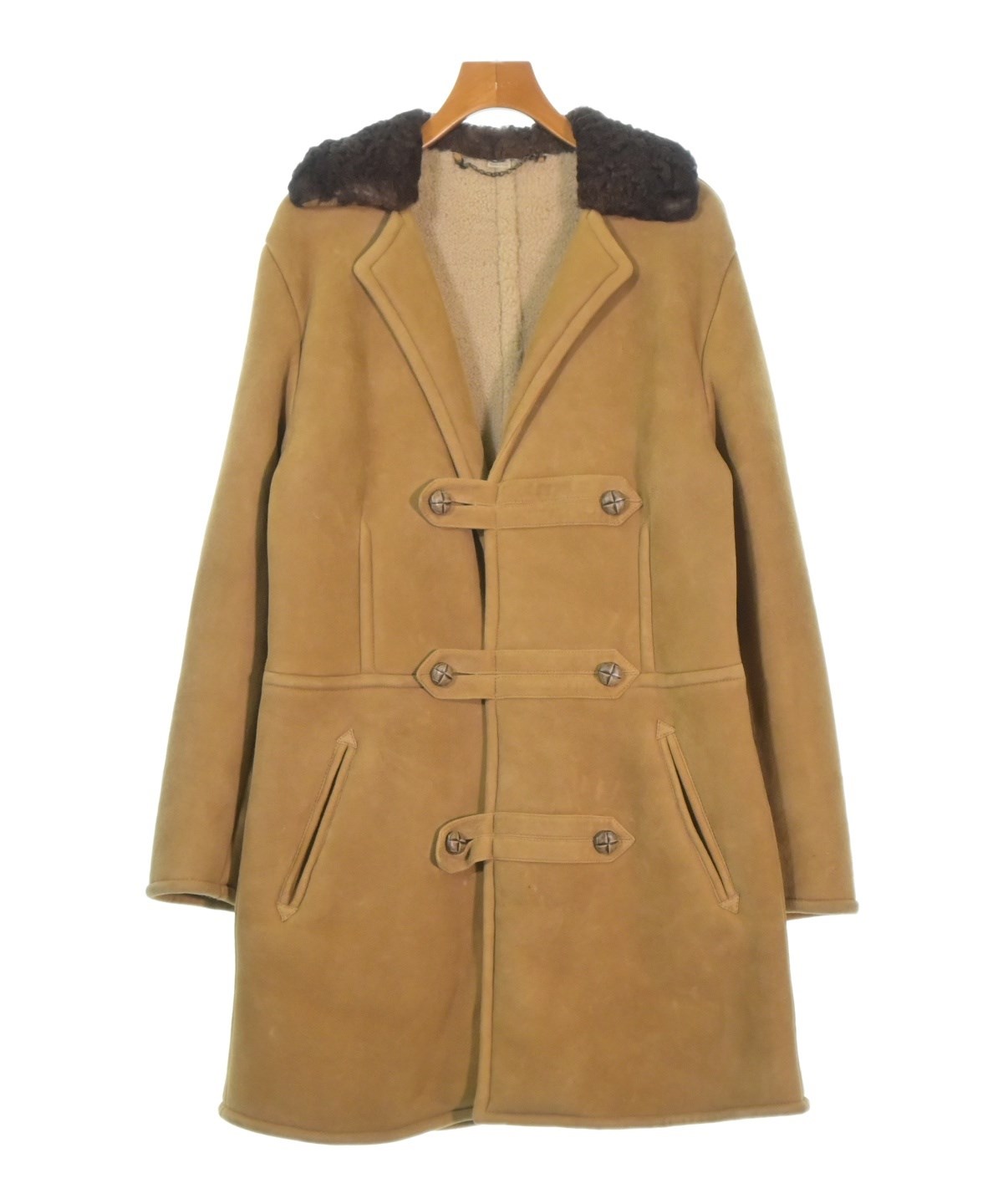 GUCCI（グッチ）ムートンコート ベージュ サイズ:46(M位) メンズ