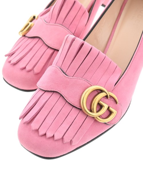 GUCCI（グッチ）パンプス ピンク サイズ:EU37 1/2(24cm位) レディース/2200671006037