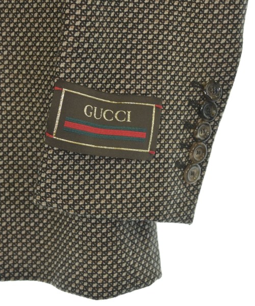 GUCCI（グッチ）ビジネス 茶 サイズ:46(M位) メンズ/2200671170028