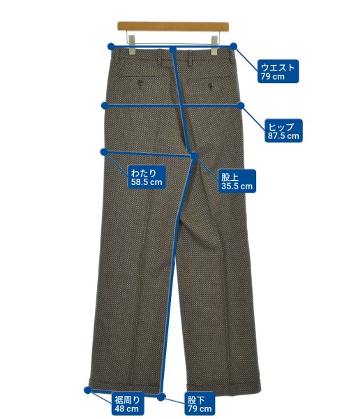 GUCCI（グッチ）ビジネス 茶 サイズ:46(M位) メンズ/2200671170028