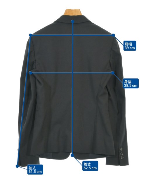 GUCCI（グッチ）テーラードジャケット 黒 サイズ:40(M位) レディース/2200668388047