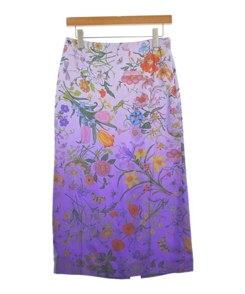 GUCCI(グッチ)ロング・マキシ丈スカート 紫 サイズ:-(L位)/2200671528065