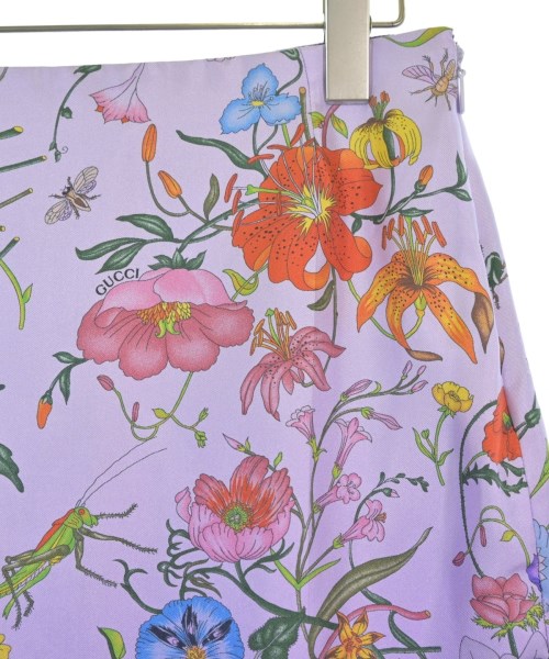 GUCCI（グッチ）ロング・マキシ丈スカート 紫 サイズ:-(L位) レディース/2200671528065