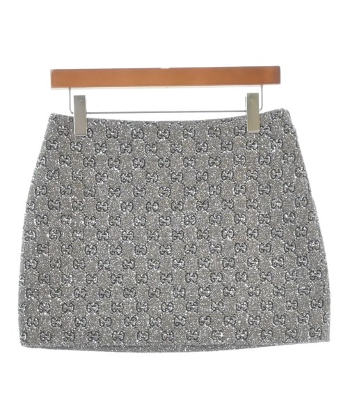 GUCCI(グッチ)ミニスカート シルバー サイズ:40(M位)/2200671528089