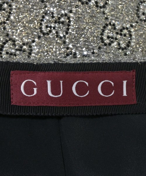 GUCCI（グッチ）ミニスカート シルバー サイズ:40(M位) レディース/2200671528089