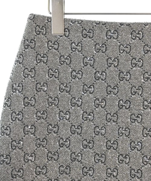 GUCCI（グッチ）ミニスカート シルバー サイズ:40(M位) レディース/2200671528089