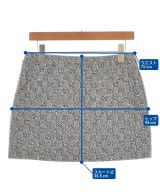 GUCCI（グッチ）ミニスカート シルバー サイズ:40(M位) レディース/2200671528089