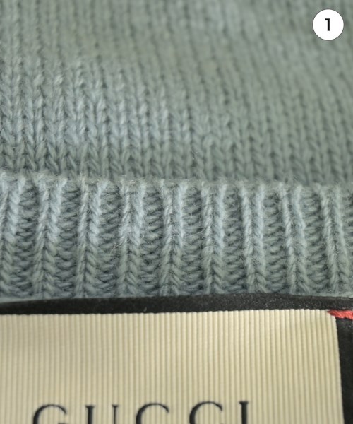 GUCCI（グッチ）ニット・セーター 青 サイズ:-(XS位) メンズ/2200672227042