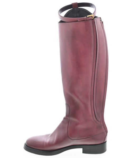 GUCCI（グッチ）ブーツ 赤 サイズ:EU38(24.5cm位) レディース/2200672227097