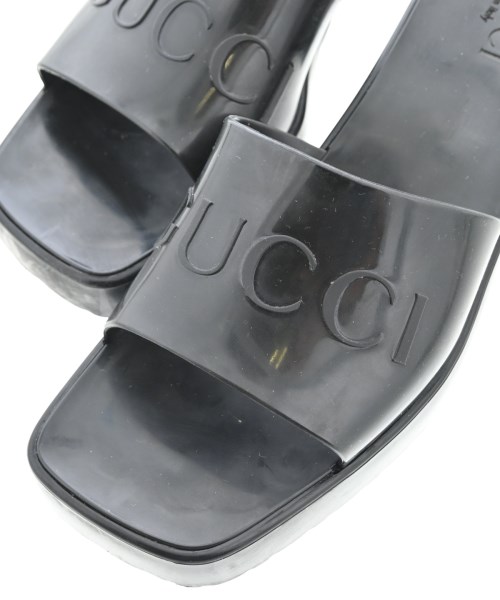 GUCCI（グッチ）サンダル 黒 サイズ:EU37(23.5cm位) レディース/2200722450109
