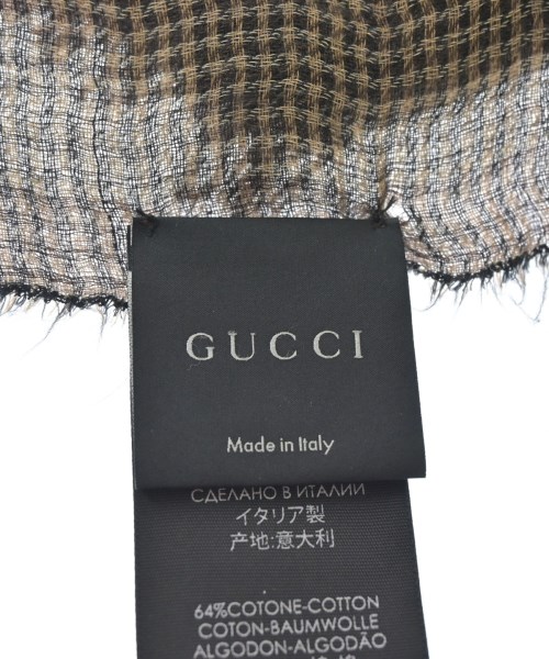 GUCCI（グッチ）ストール 茶 サイズ:- メンズ/2200729589253