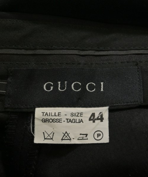 GUCCI（グッチ）スラックス 黒 サイズ:44(S位) メンズ/2200729778015