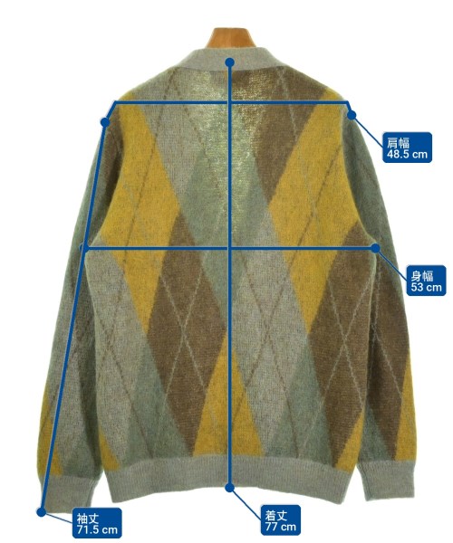 GUCCI（グッチ）カーディガン カーキ サイズ:S メンズ/2200730060017