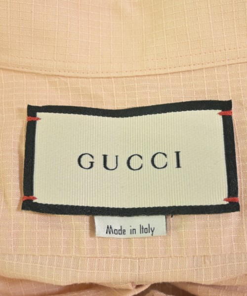 GUCCI（グッチ）カジュアルシャツ ピンク サイズ:44(S位) メンズ/2200730758037