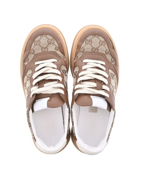 GUCCI（グッチ）スニーカー 茶 サイズ:UK6(24.5cm位) メンズ/2200725789015