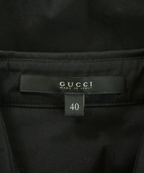 GUCCI（グッチ）カジュアルシャツ 黒 サイズ:40(M位) レディース/2200731287031