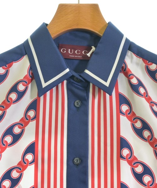 GUCCI（グッチ）ドレスシャツ 白 サイズ:40(M位) レディース/2200731309085