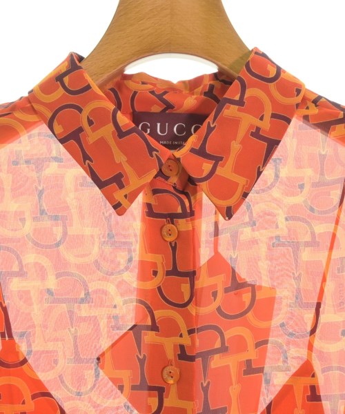 GUCCI（グッチ）ドレスシャツ オレンジ サイズ:40(M位) レディース/2200731309092