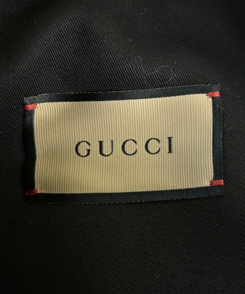 GUCCI（グッチ）ステンカラーコート 黒 サイズ:48(L位) メンズ/2200731525010