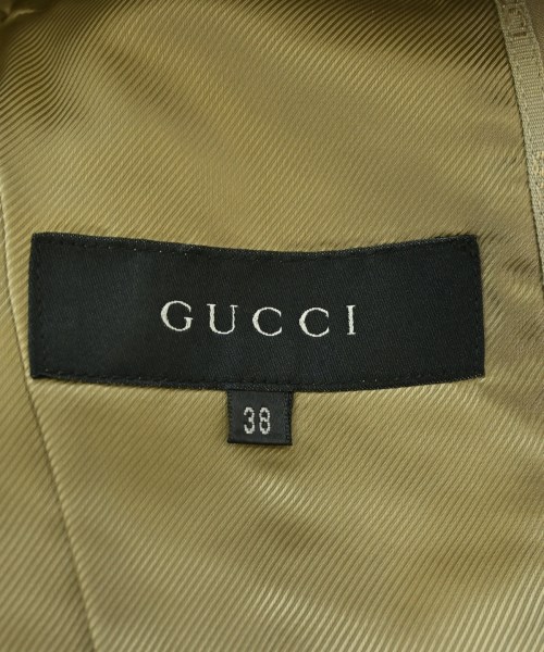 GUCCI（グッチ）テーラードジャケット ベージュ サイズ:38(S位) レディース/2200732306014