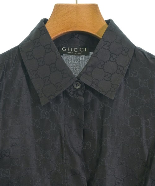 GUCCI（グッチ）カジュアルシャツ 黒 サイズ:38(S位) レディース/2200732306045