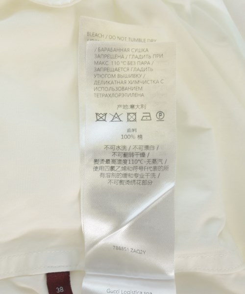 GUCCI（グッチ）ブラウス 白 サイズ:38(S位) レディース/2200732360061