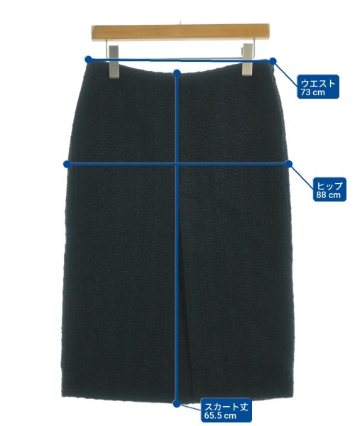 GUCCI（グッチ）ロング・マキシ丈スカート 黒 サイズ:38(S位) レディース/2200732967048