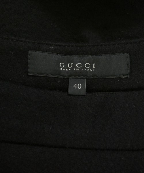 GUCCI（グッチ）ひざ丈スカート 黒 サイズ:40(M位) レディース/2200733922091