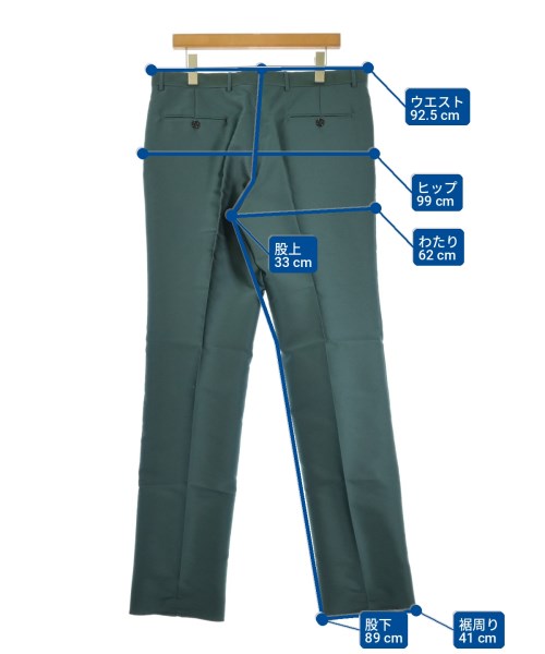 GUCCI（グッチ）スラックス 緑 サイズ:52(XXL位) メンズ/2200734643018