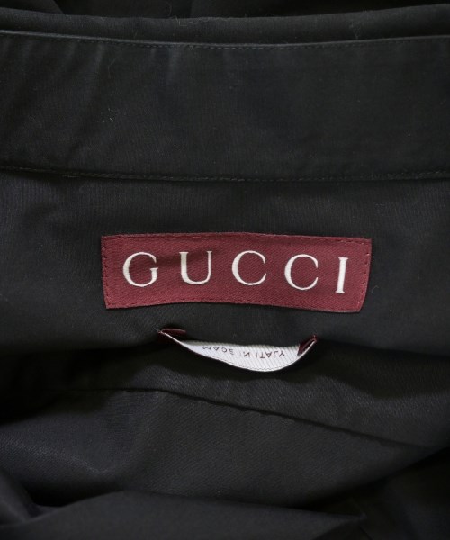 GUCCI（グッチ）カジュアルシャツ 黒 サイズ:46(XL位) メンズ/2200732915162