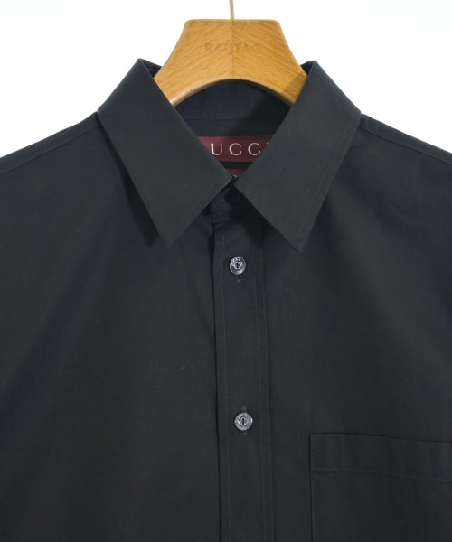 GUCCI（グッチ）カジュアルシャツ 黒 サイズ:46(XL位) メンズ/2200732915162