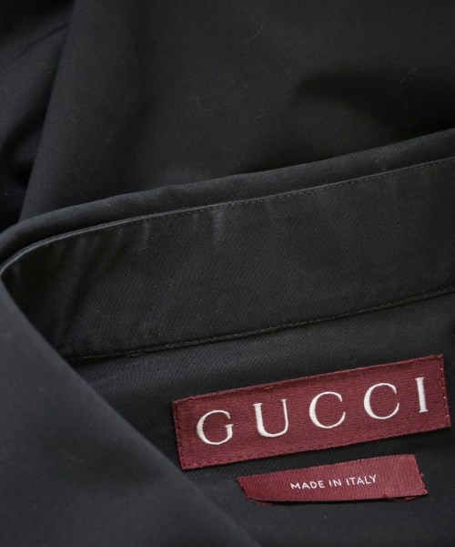 GUCCI（グッチ）カジュアルシャツ 黒 サイズ:46(XL位) メンズ/2200732915162