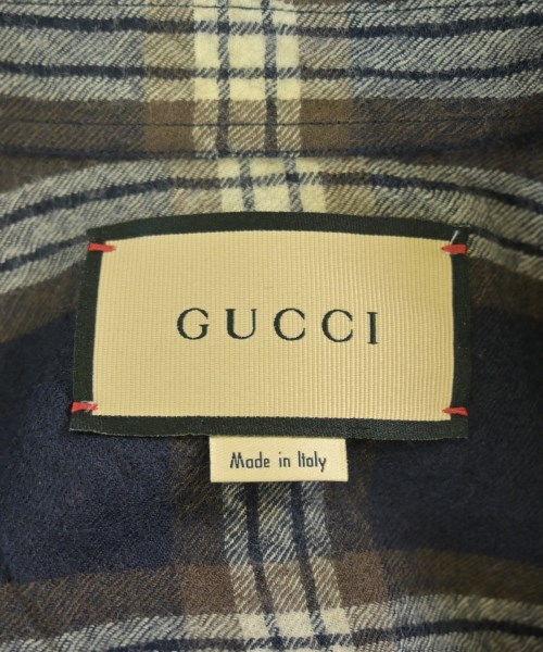 GUCCI（グッチ）カジュアルシャツ 紺 サイズ:44(S位) メンズ/2200735178038