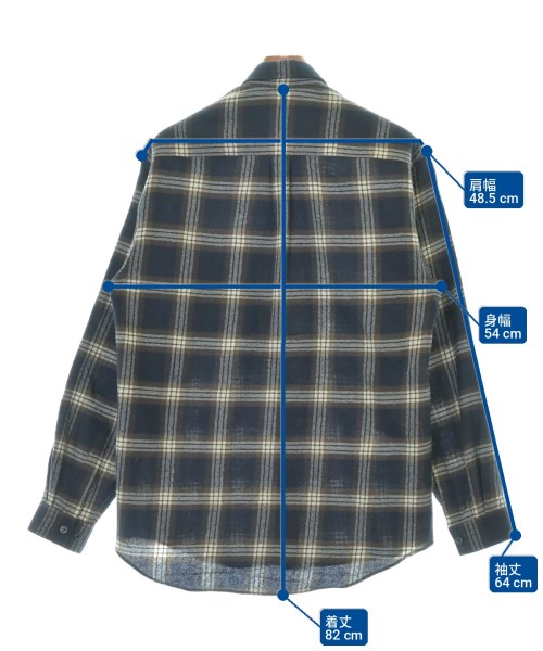 GUCCI（グッチ）カジュアルシャツ 紺 サイズ:44(S位) メンズ/2200735178038