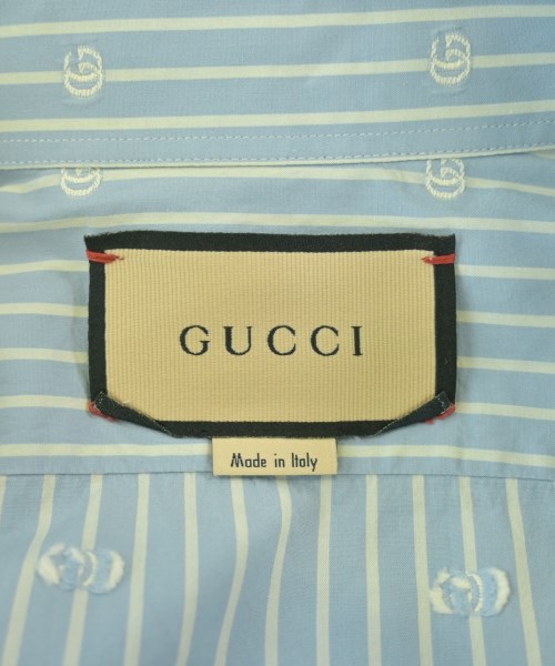 GUCCI（グッチ）カジュアルシャツ 青 サイズ:39(M位) メンズ/2200735178083