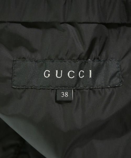 GUCCI（グッチ）ダウンジャケット/ダウンベスト 黒 サイズ:38(M位) レディース/2200735458024