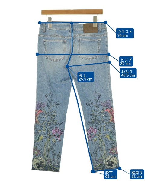 GUCCI（グッチ）デニムパンツ 青 サイズ:40(M位) レディース/2200735458062