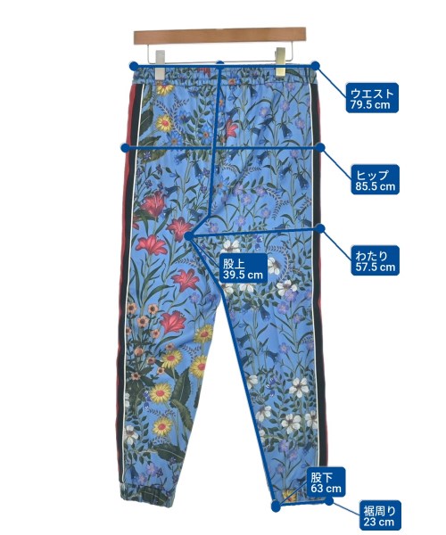 GUCCI（グッチ）スウェットパンツ 青 サイズ:M レディース/2200735458123