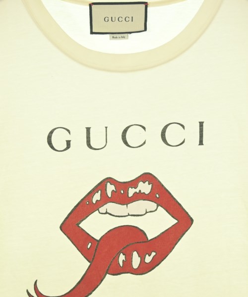 GUCCI（グッチ）Tシャツ・カットソー 白 サイズ:M メンズ/2200736501019