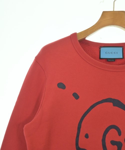 GUCCI（グッチ）スウェット 赤 サイズ:S メンズ/2200736811163