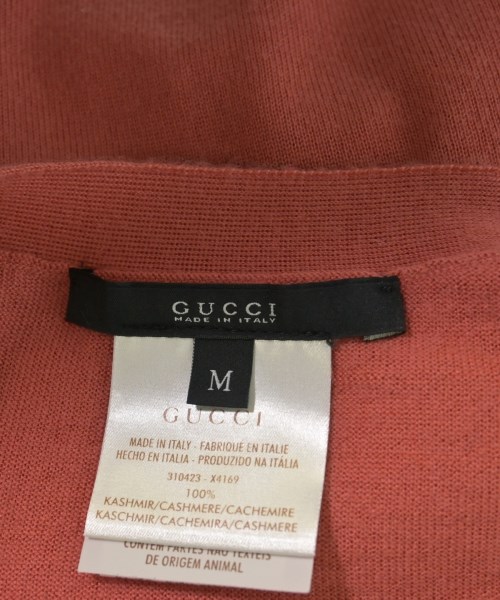 GUCCI（グッチ）カーディガン ピンク サイズ:M レディース/2200737121100