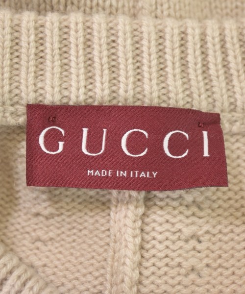 GUCCI（グッチ）ニット・セーター ベージュ サイズ:M メンズ/2200719804014