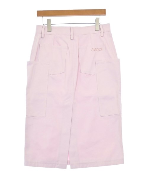 GUCCI（グッチ）ロング・マキシ丈スカート ピンク サイズ:42(M位) レディース/2200719804038