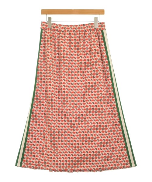 GUCCI（グッチ）ロング・マキシ丈スカート 赤 サイズ:S レディース/2200720180053