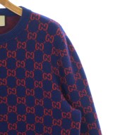 GUCCI（グッチ）ニット・セーター 紺 サイズ:M メンズ/2200720203011