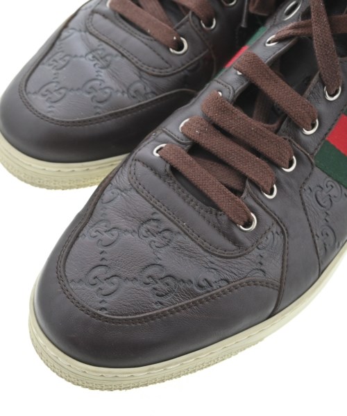GUCCI（グッチ）スニーカー 茶 サイズ:9(27.5cm位) メンズ/2200720203028