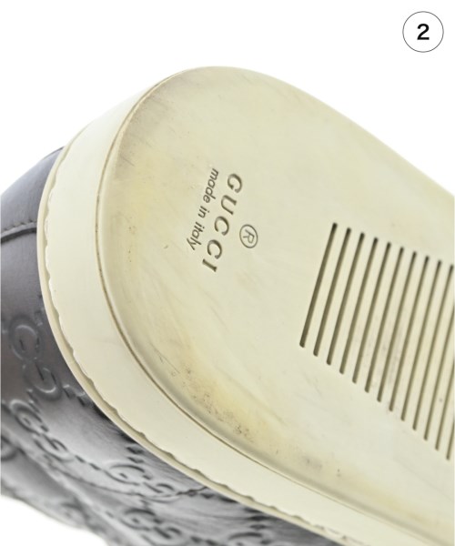 GUCCI（グッチ）スニーカー 茶 サイズ:9(27.5cm位) メンズ/2200720203028