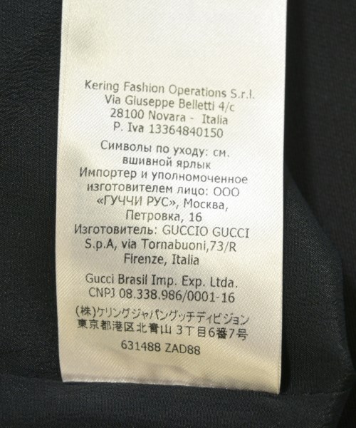 GUCCI（グッチ）ワンピース 黒 サイズ:42(M位) レディース/2200720272055