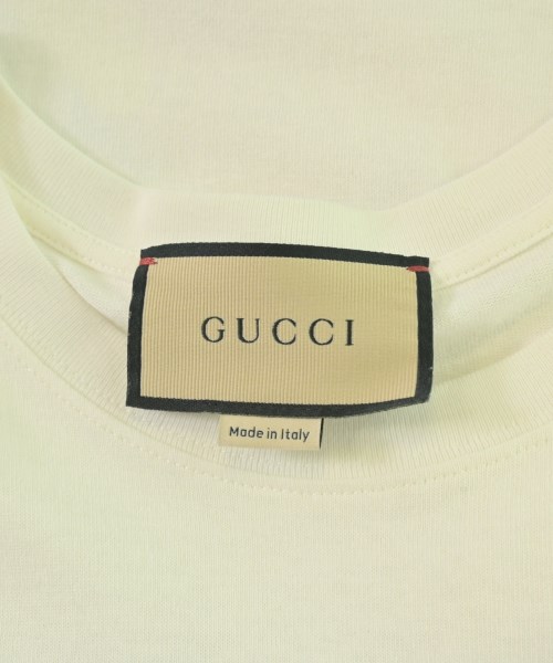 GUCCI（グッチ）Tシャツ・カットソー 白 サイズ:XS メンズ/2200721067049