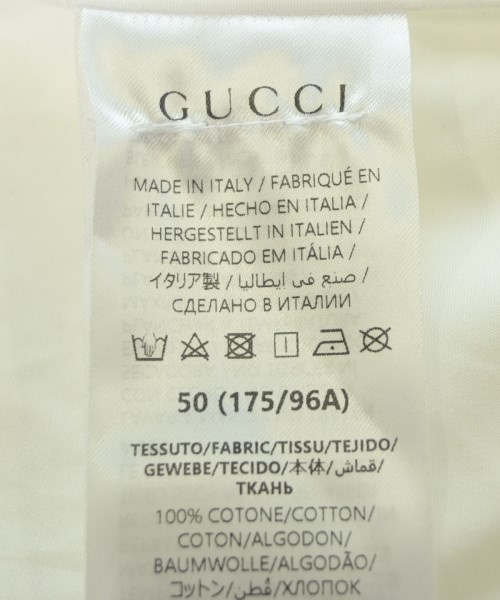 GUCCI（グッチ）カジュアルシャツ 白 サイズ:50(XL位) メンズ/2200721219011